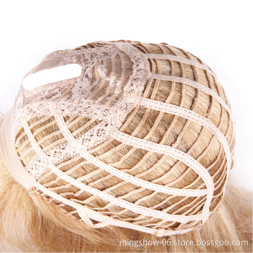613 Honey Blonde Color Remy Brazilian Straight Human Hair Wig 24 inch For Black Women
